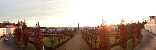 Panorama von Putbus Circus