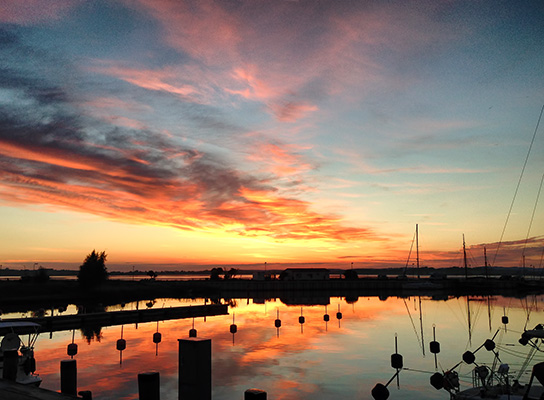 Sonnenuntergang Gager Rügen