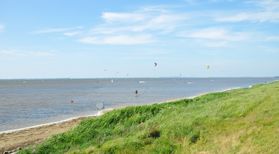 Kiter in Surendorf auf Ummanz
